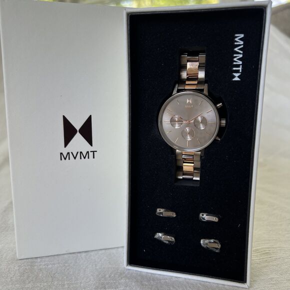 MVMT Nova Orion Rose Watch | 38MM | Rose gold and Titanium | New in Box main image 7